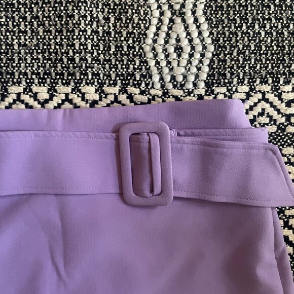 NWT ZARA Women’s Lilac Skort – Size Medium - Picture 6 of 7